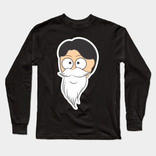 Guy with Beard Santa Long Sleeve T-Shirt